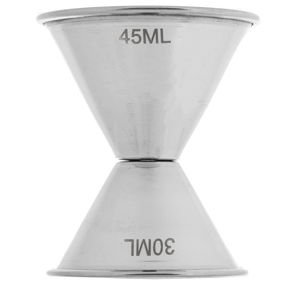 Tablecraft 1202, 1/2 x 1 oz Stainless Steel Jigger