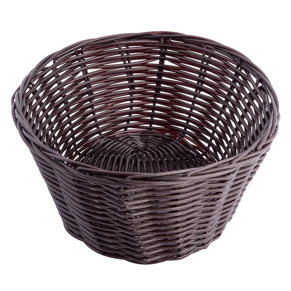 Tablecraft 1476 Handwoven Basket, 10 x 6 1/2 x 3", Polypropylene Cord