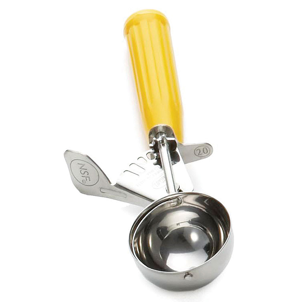  Vollrath 1-5/8 oz Stainless Steel Disher - Size 20,Yellow :  Home & Kitchen