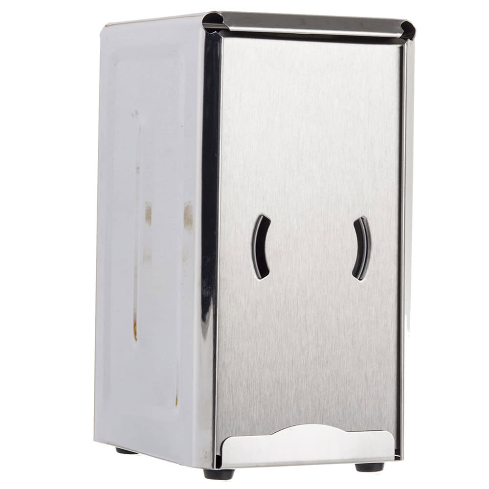 Tablecraft 221 Napkin Holder, Stainless, Fits 3 1/2 x 6 5/8" Napkins