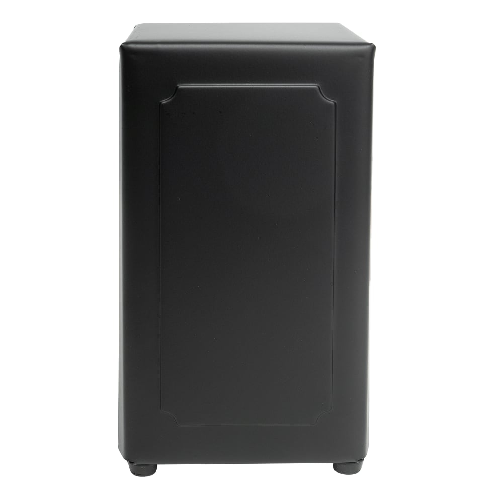 Tablecraft 2212 Napkin Holder, Full Size, Fits 3 1/2 x 6 5/8" Napkins, Black