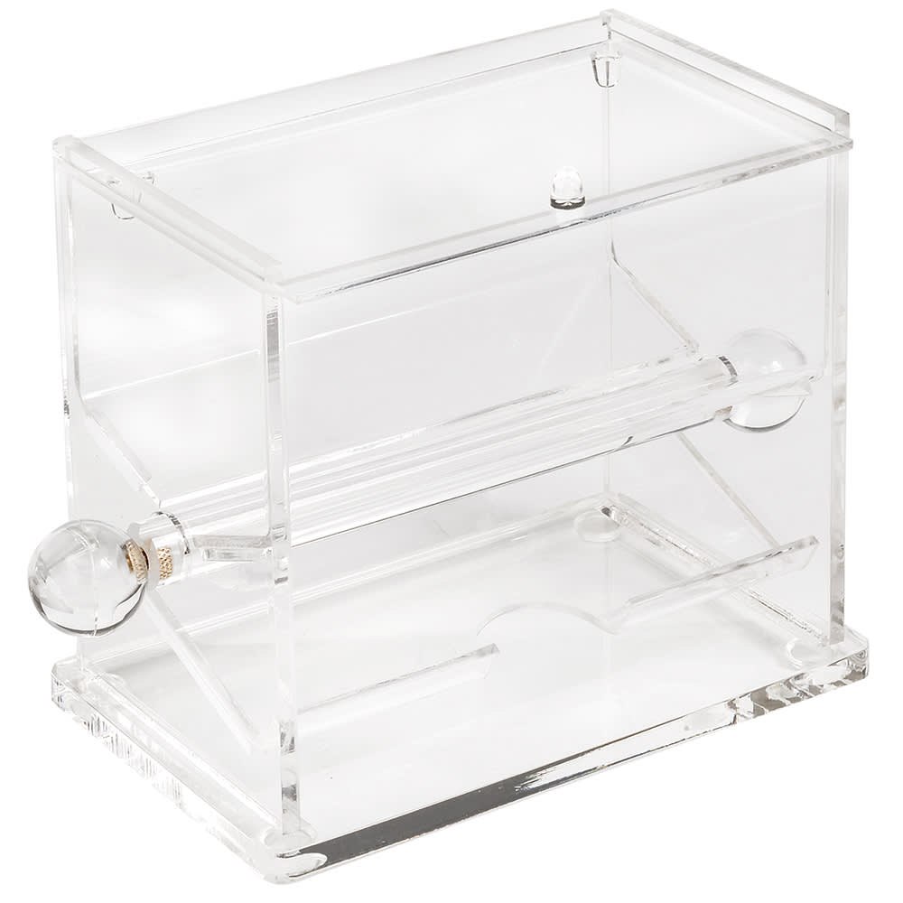 Tablecraft 226 Single Sided Stir Stick Dispenser Clear