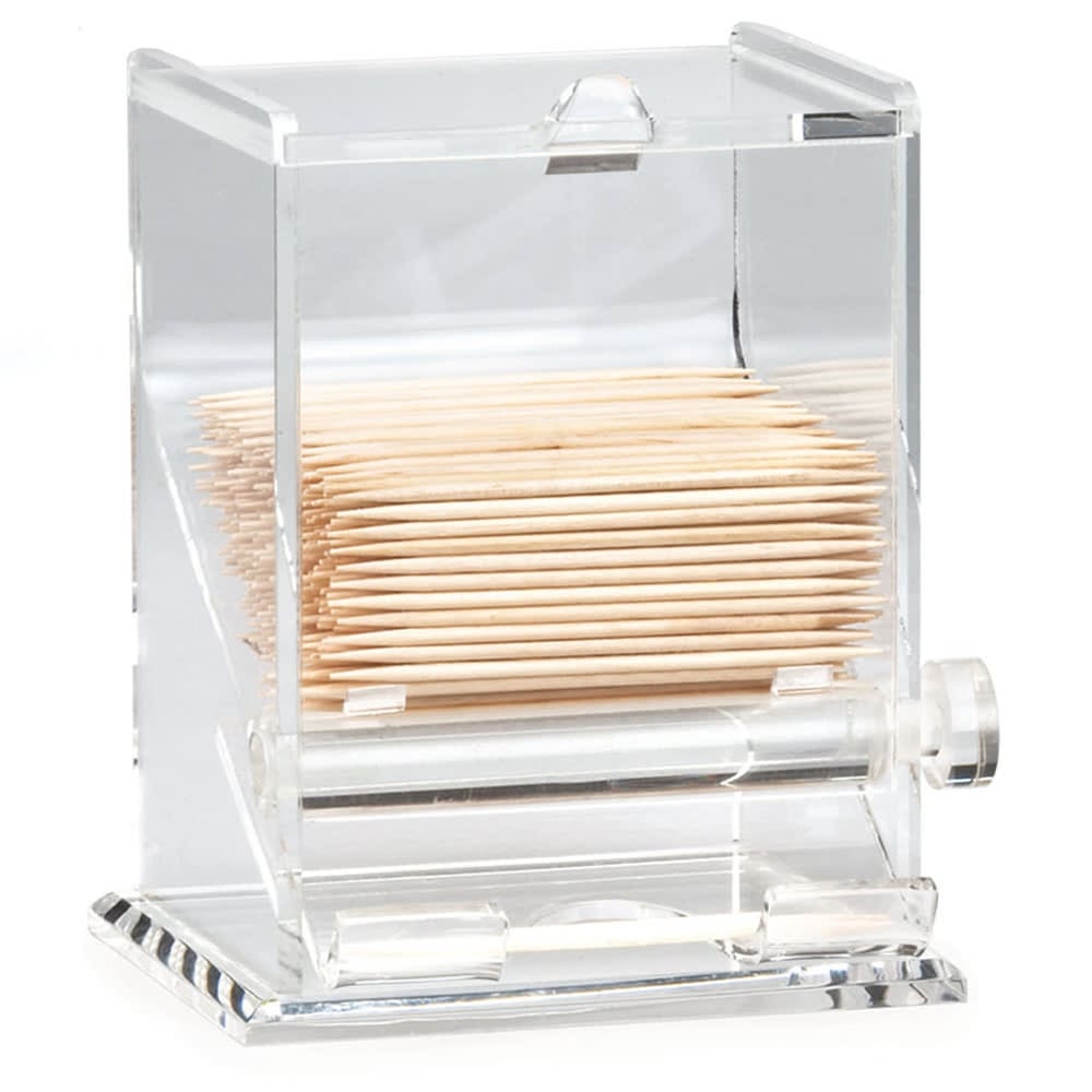 Tablecraft 228 Toothpick Dispenser, Acrylic, Clear