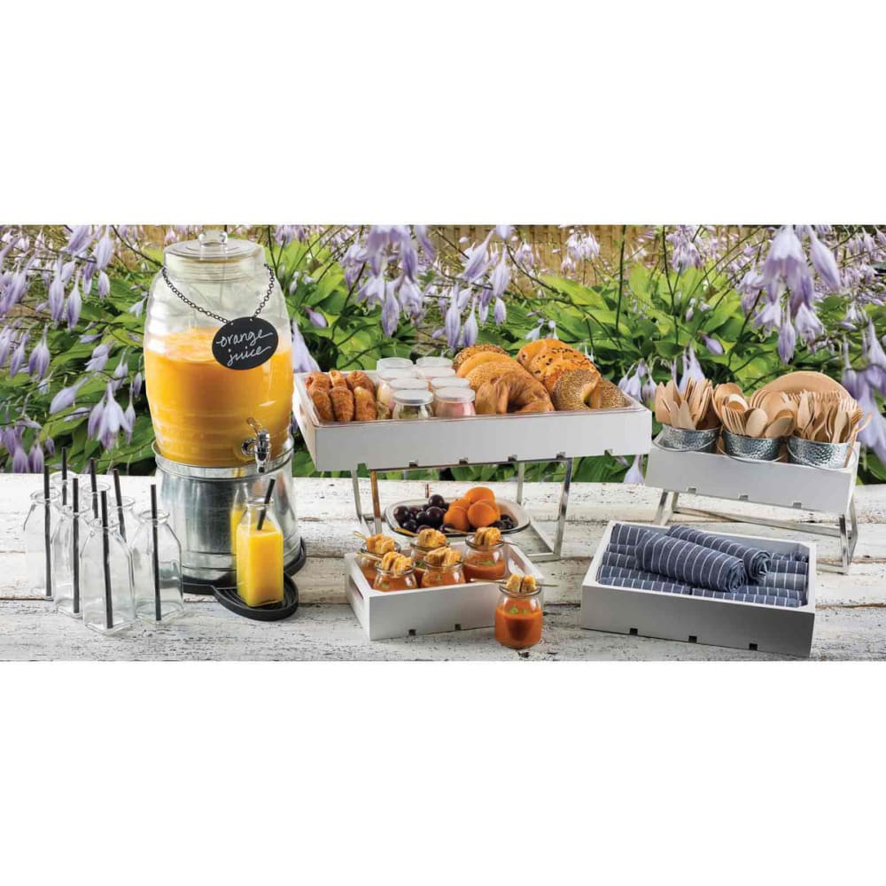 Tablecraft BDG1000 2 1/2 Gallon Beehive™ Glass Beverage Dispenser w