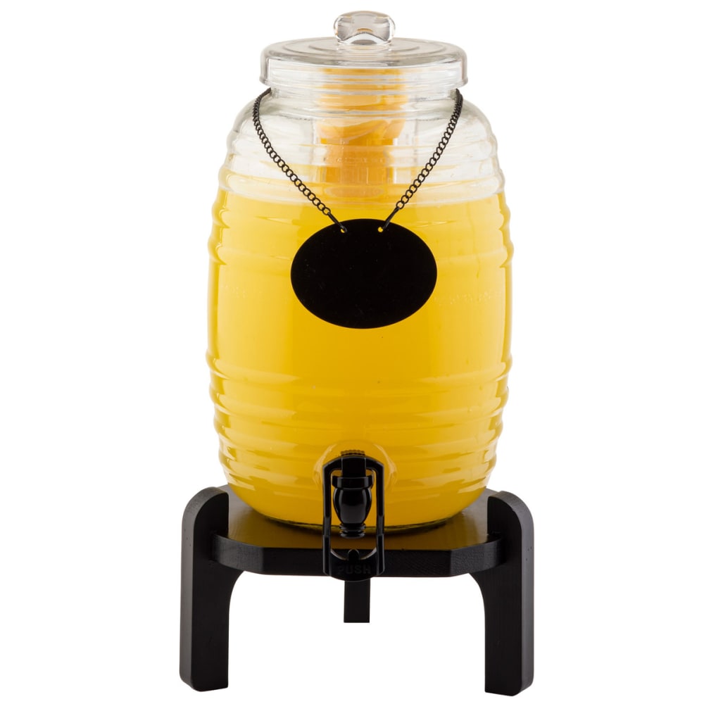 Tablecraft BDG1000 2 1/2 Gallon Beehive™ Glass Beverage Dispenser w