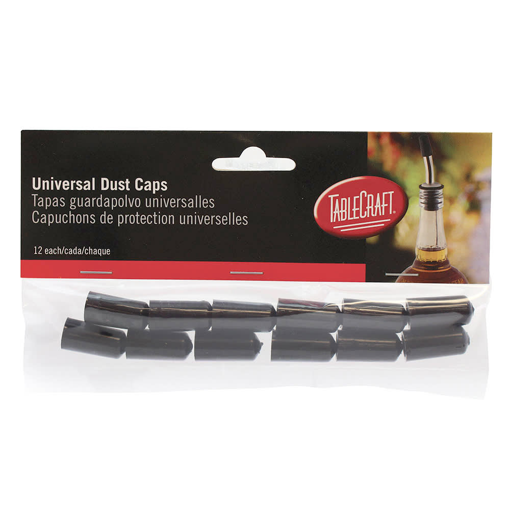 Tablecraft DCBK Dust Cap Cover for Liquor Pourers, Black