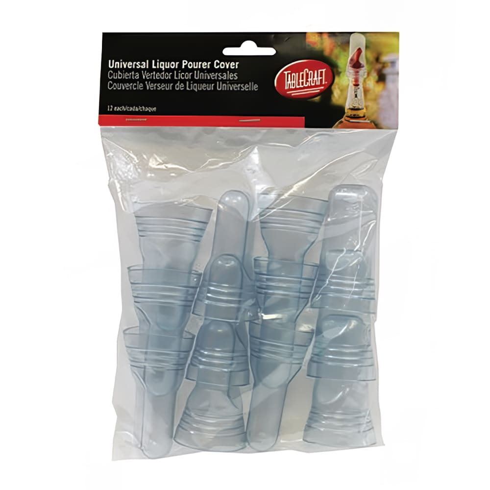 Tablecraft DCL Universal Liquor Pourer Cover, Plastic, Translucent