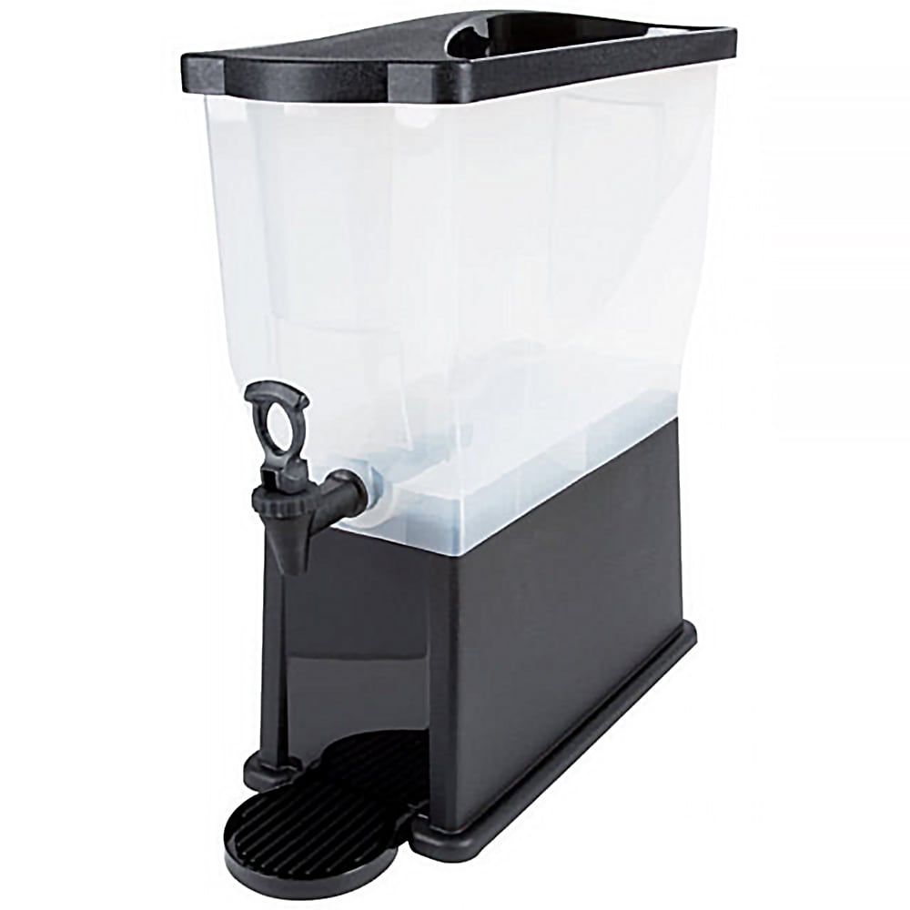 Tablecraft H353DP 3 gal Beverage Dispenser Plastic Container, Black Base