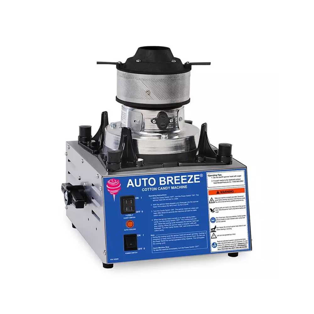 Gold Medal 305200000 Auto Breeze Cotton Candy Machine w/ Stainless