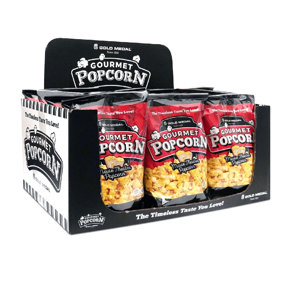 Gold Medal 3738 (15) 2.8 oz Bagged Movie Theater Style Popcorn