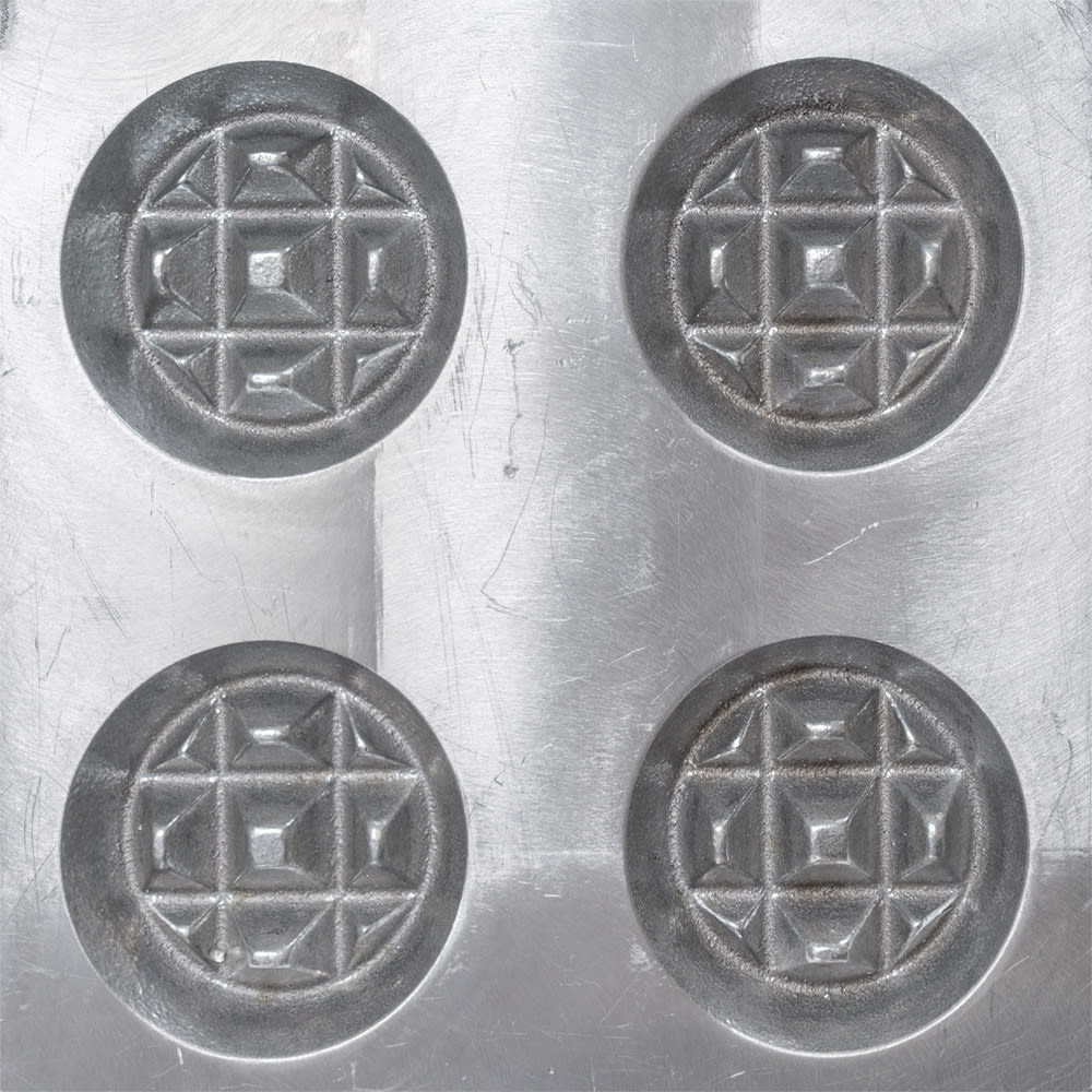 Gold Medal 5025 (4) Classic Belgian Waffle Maker w/ Stainless Steel