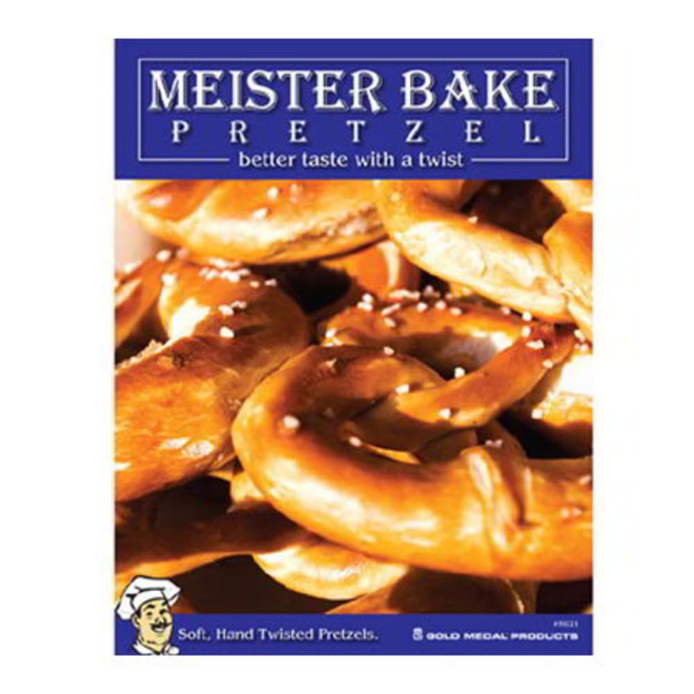 Gold Medal 5632 Meister Bake Pretzel Poster, Laminated