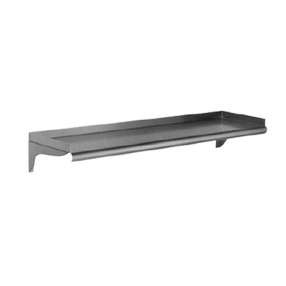 3-Sided Commercial Stainless Steel Wall Mount Shelf 12 x 60 NSF 