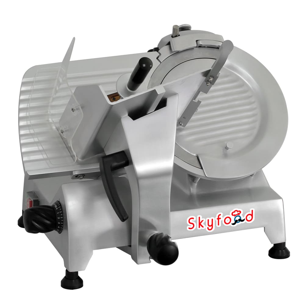 Skyfood 312ECF Manual Meat & Cheese Slicer w/ 12" Blade, Belt Driven