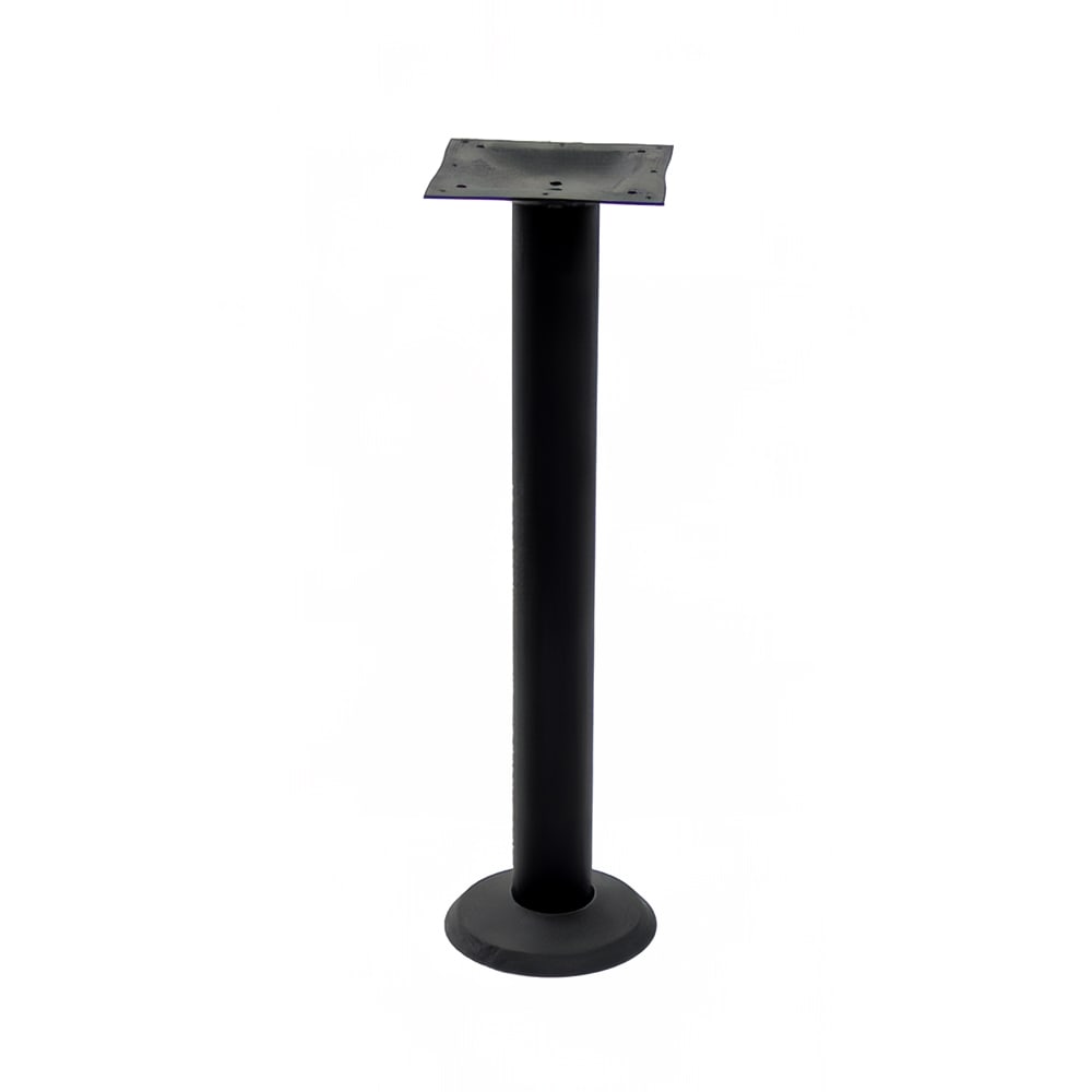 Black Metal Table Base 30in Tall Column 3in Dia Restaurant Dining Pedestal Legs 