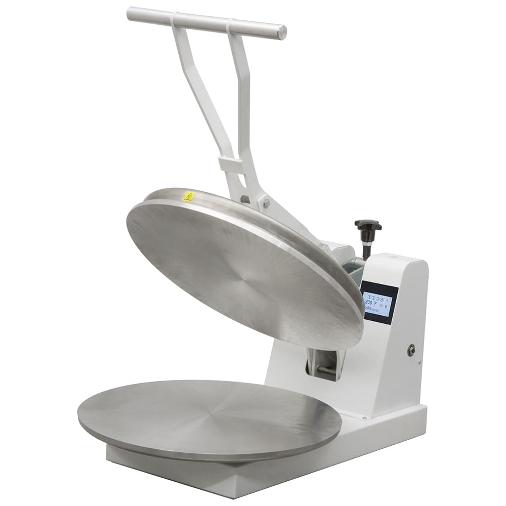 DoughXpress DM18120 Manual Pizza Dough Press, Heated Upper Aluminum
