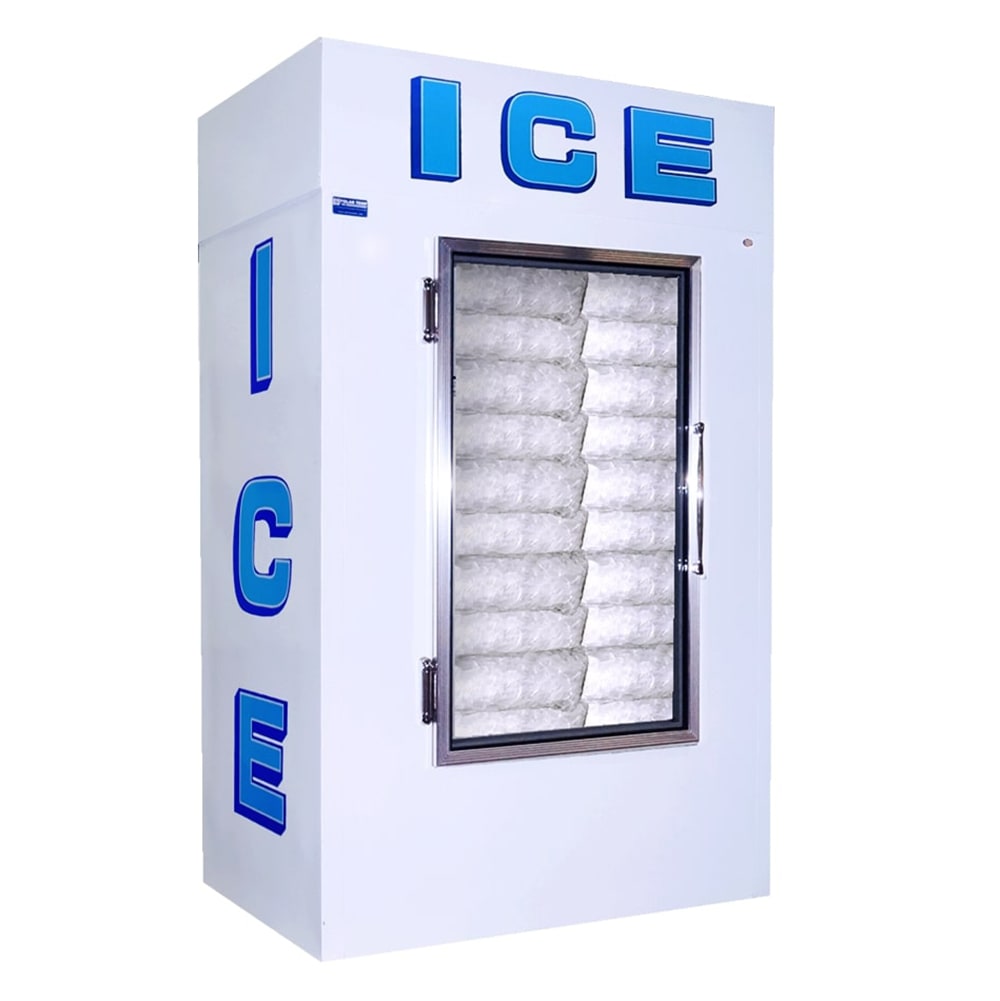 Polar Temp 420ADG 48" Indoor Ice Merchandiser w/ (50) 20 lb Bag