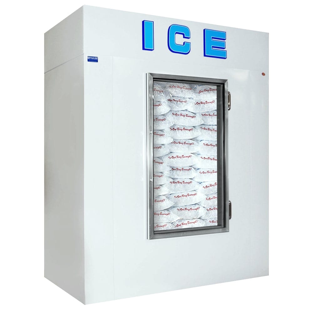 Polar Temp 630ADG 62" Indoor Ice Merchandiser w/ (78) 20 lb Bag