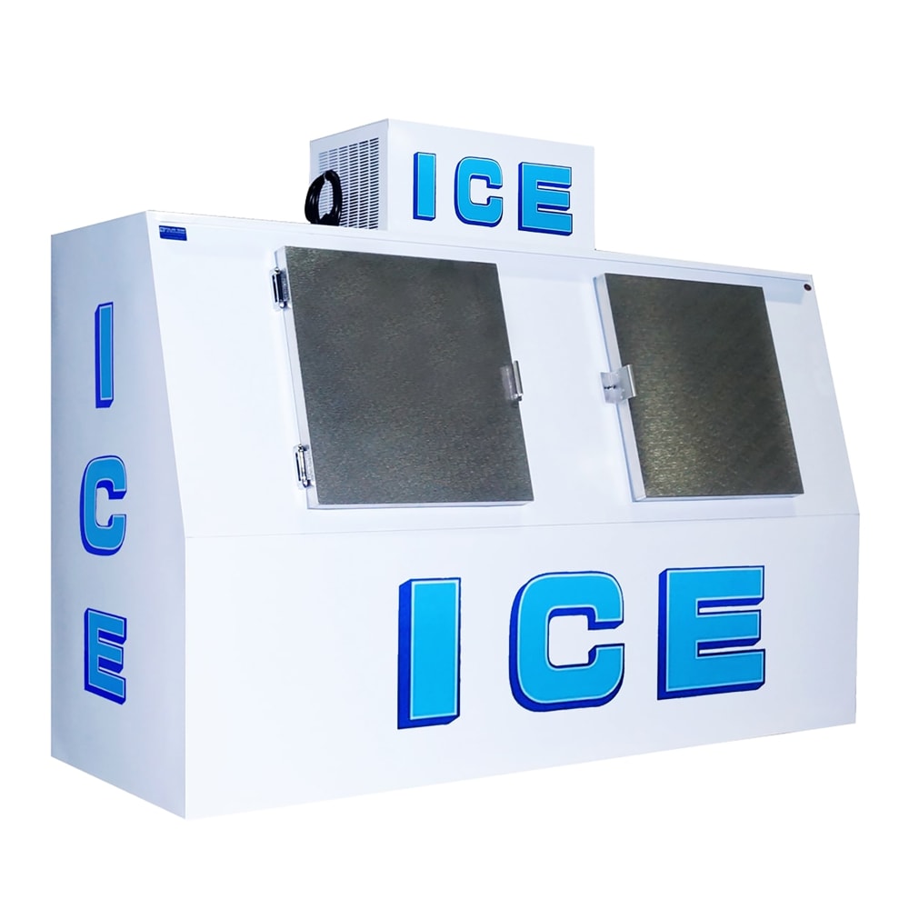 Polar Temp 900CW 96" Outdoor Ice Merchandiser w/ (115) 20 lb Bag