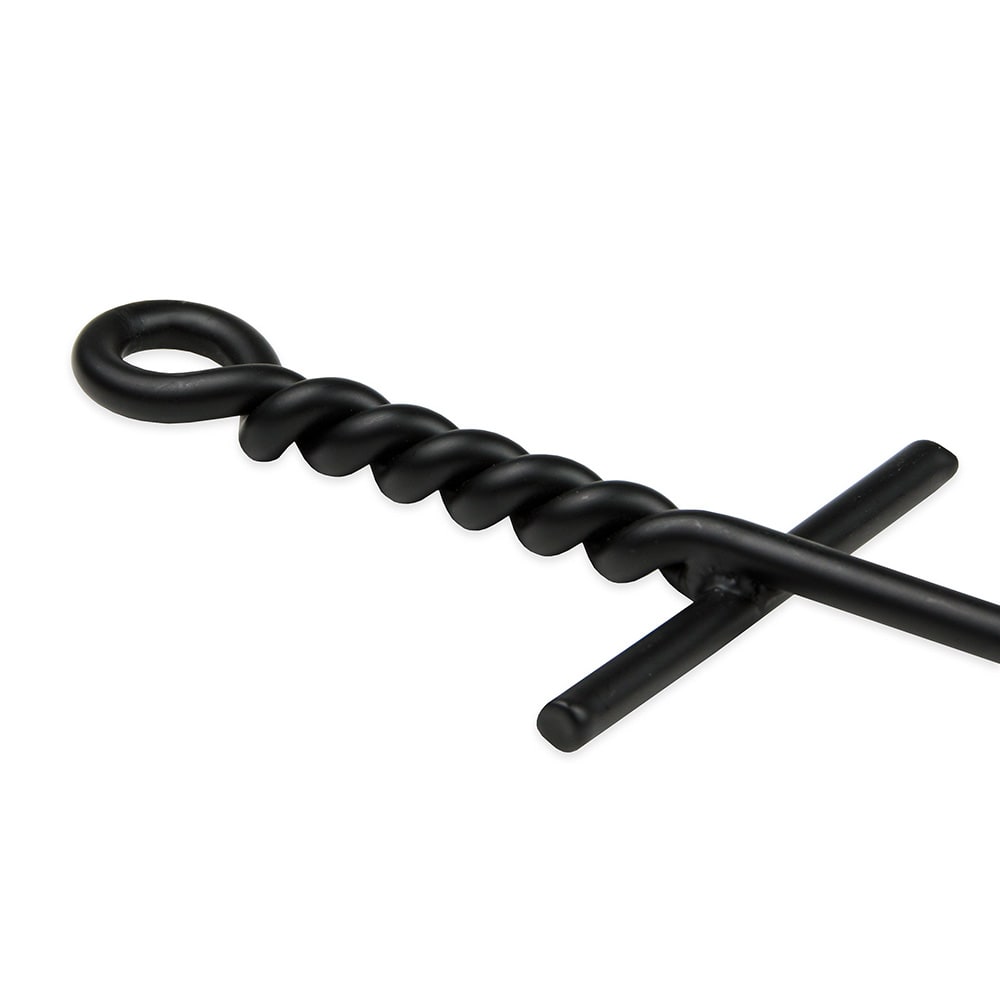 Lodge A5 15" Camp Dutch Oven Lid Lifter w/ 9 mm Bar Stock, Black Steel