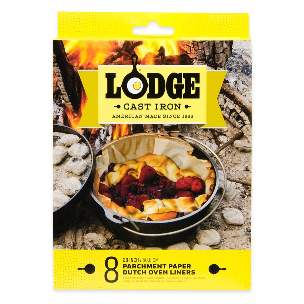 Lodge A5DOL Dutch Oven Liner Pack w/ Universal 20" Round Parchment Paper