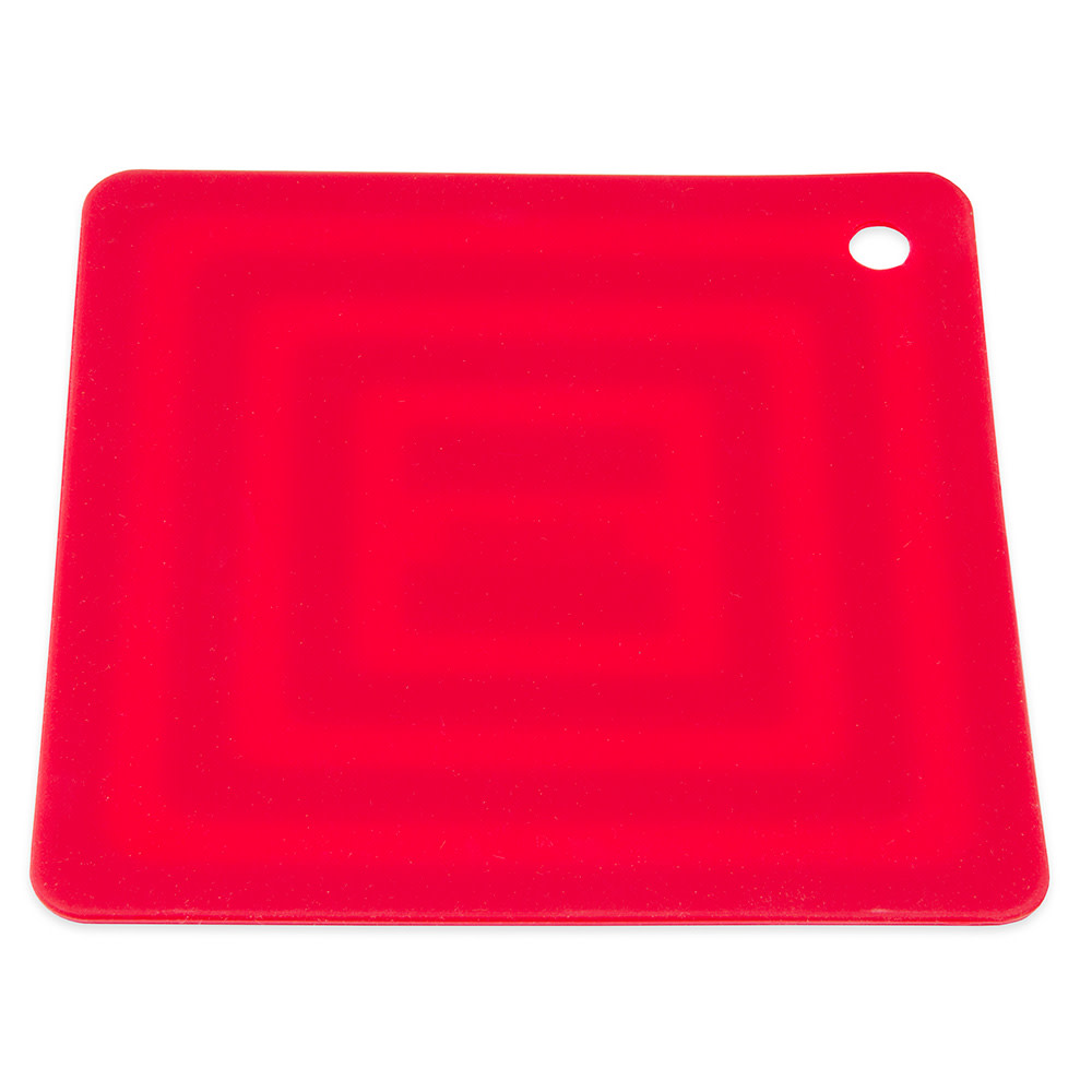Lodge AS6S41 Silicone Square Pot Holder, Red