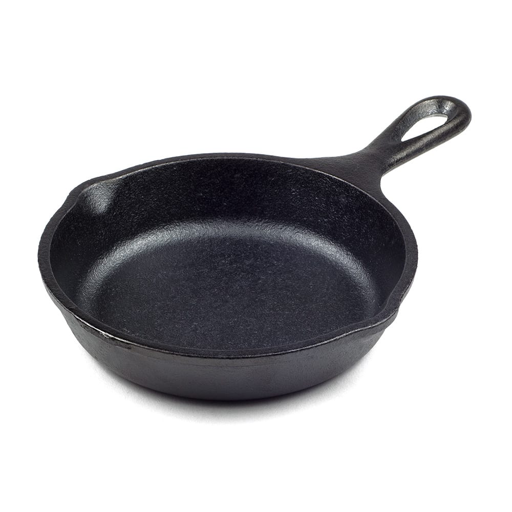 6 Lodge H5MS 5 inch Cast Iron Mini Skillets Pre-Seasoned by Lodge Ready to Use 