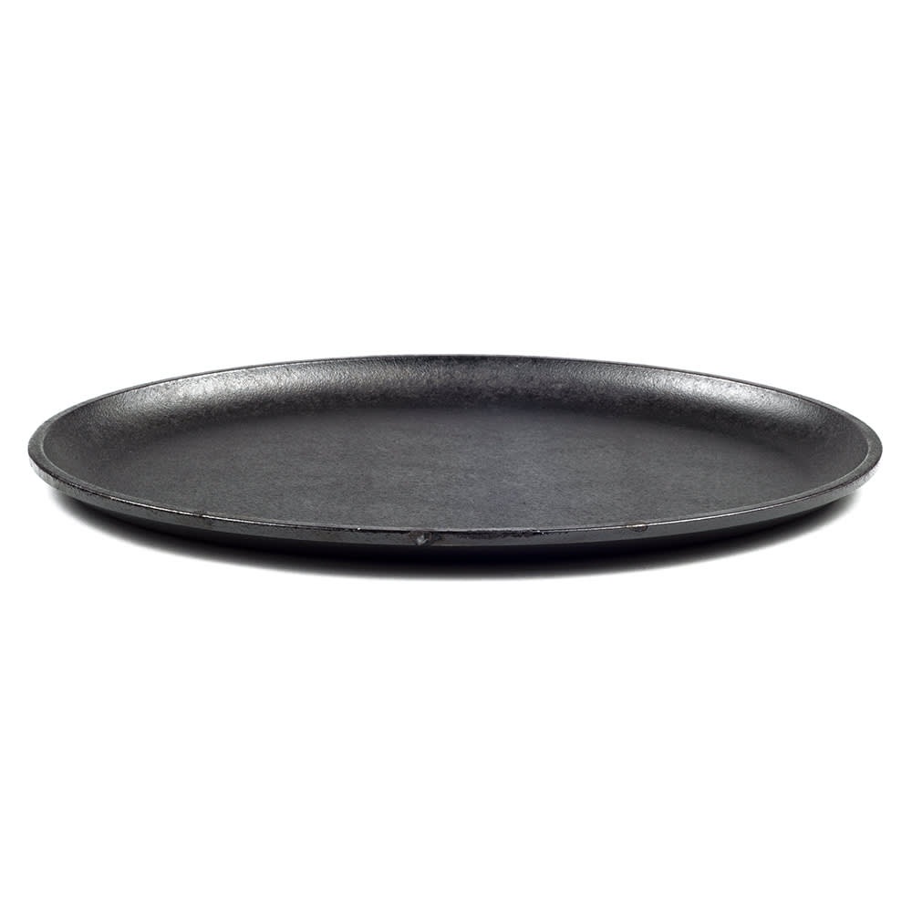 Lodge LJOSH3 Jumbo Oval Cast Iron Serving Griddle, 13x10"