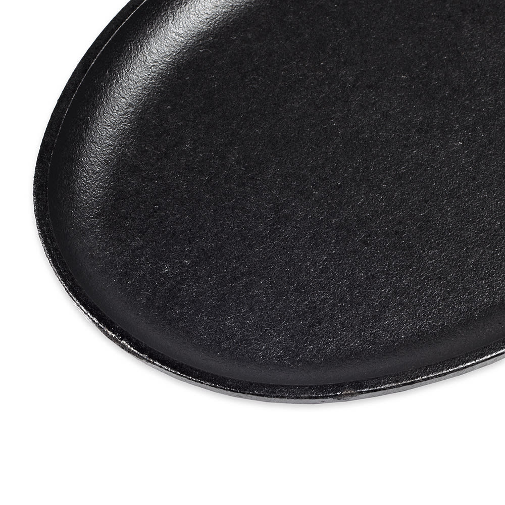 Lodge LOSH3 Oval Induction Serving Griddle 10" x 7 1/2", Cast Iron
