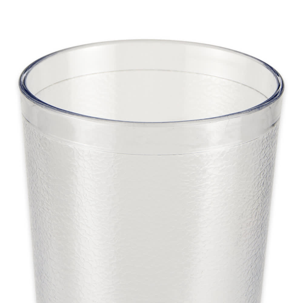 GET 6616-1-CL Clear Textured Tumbler, 16 oz. (12/Pack) - Win Depot