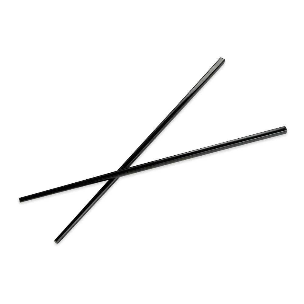 Sunrise Kitchen Supply Melamine Black Chopsticks 10 Pairs/PK 1 