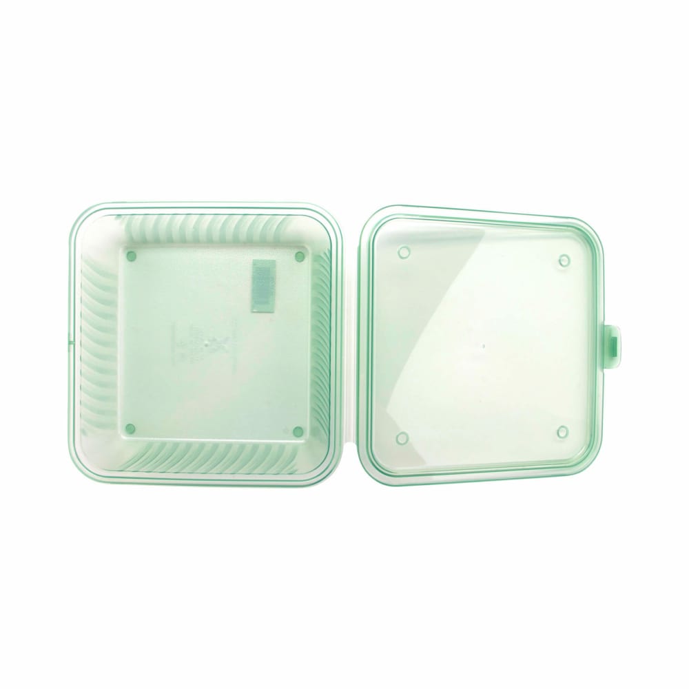 EC-16-JA - 3-Compartment Polypropylene, Jade, Flat Top Food