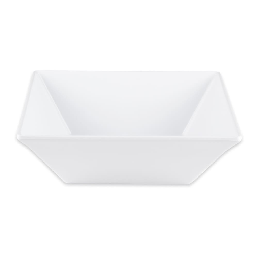GET ML246W 8" Square Pasta Bowl w/ 1 3/5 qt Capacity, Melamine, White