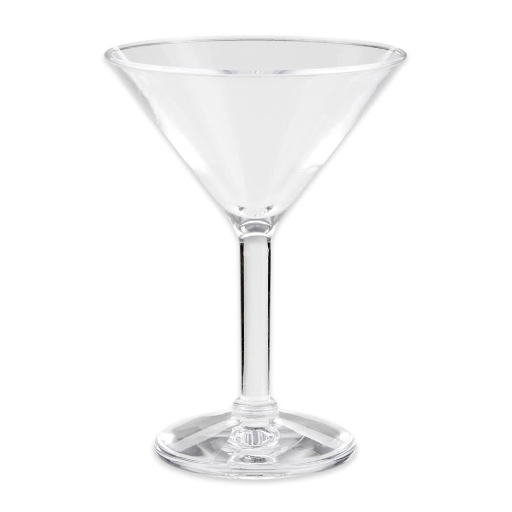 6oz Clear Plastic Martini Cups 