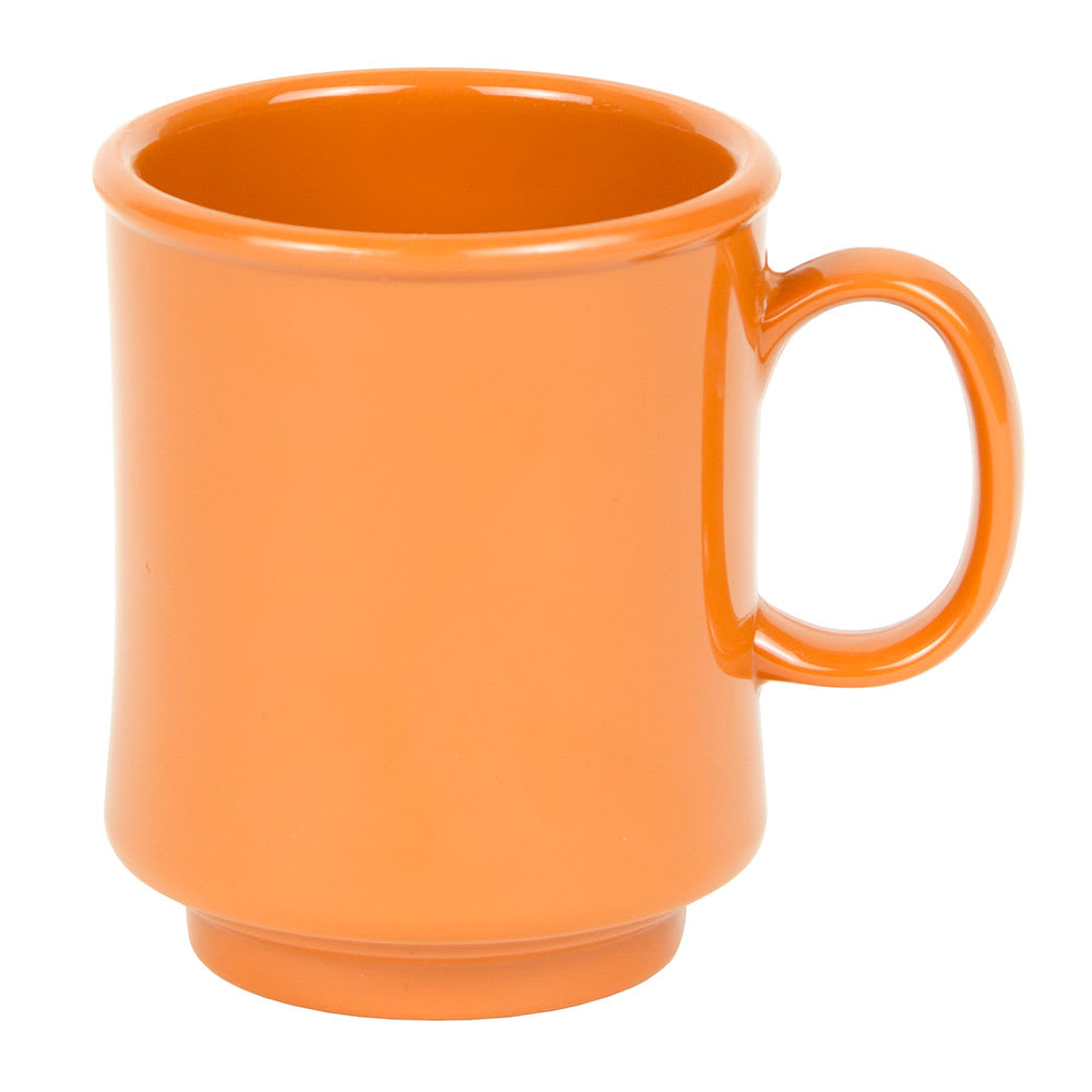 GET TM1308PK 8 oz Plastic Coffee Mug, Orange