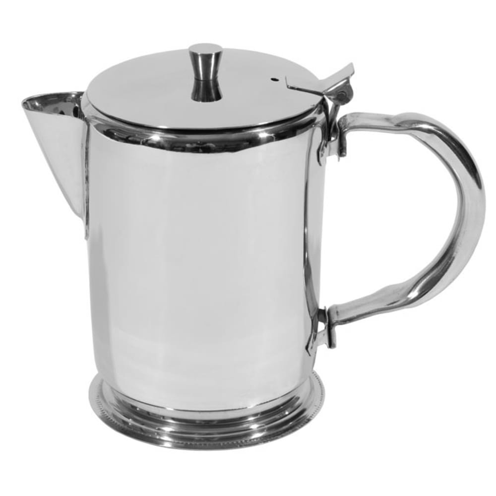 Town 24132 32 oz Stainless Teapot, Short Spout, BuiltIn Tea Leaf Strainer