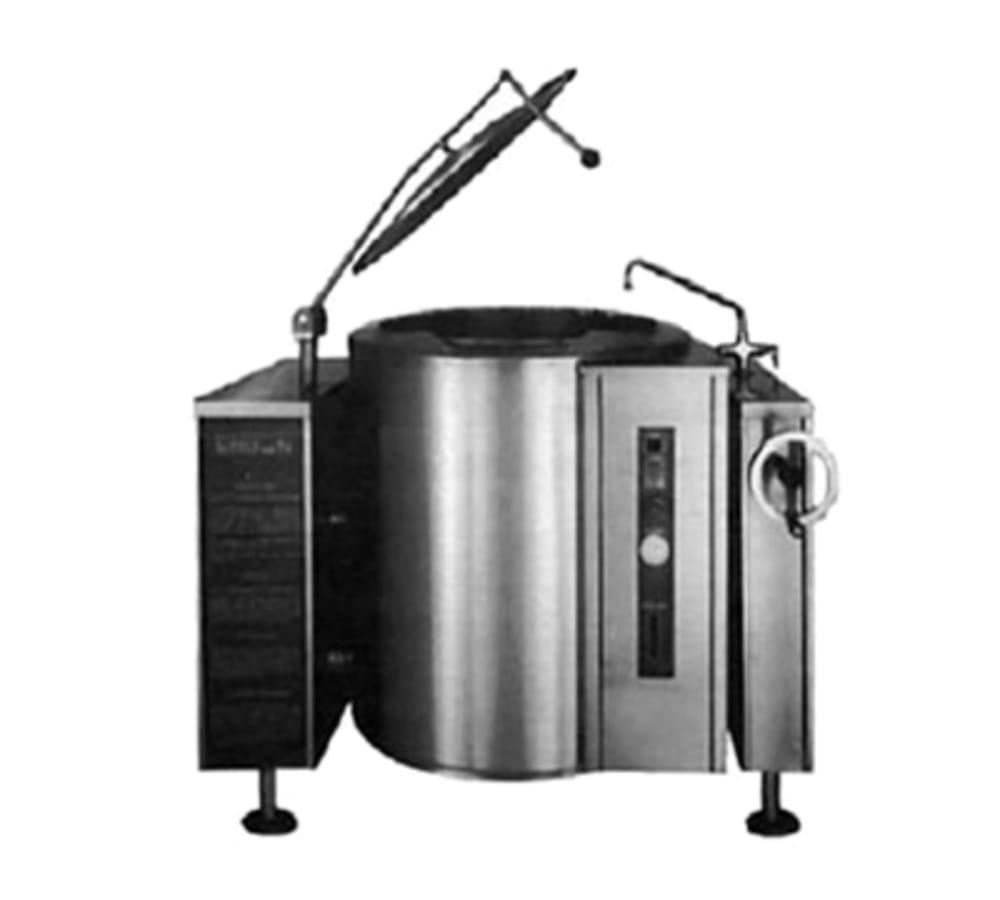 Tilting Kettle, gas, 40 gallon capacity, 2/3 jacket, thermostatic control,  electronic ignition