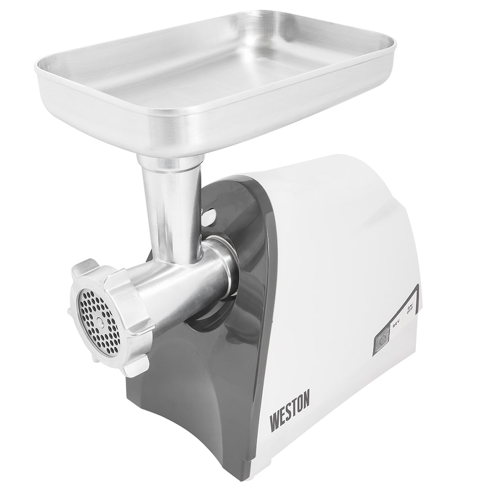 Weston 330201W HeavyDuty Electric Meat Grinder w/ 3 lb/min