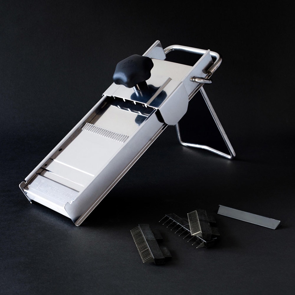 Matfer Bourgeat 215000 Mandoline Slicer w/ Pusher & (3) Julienne Blades