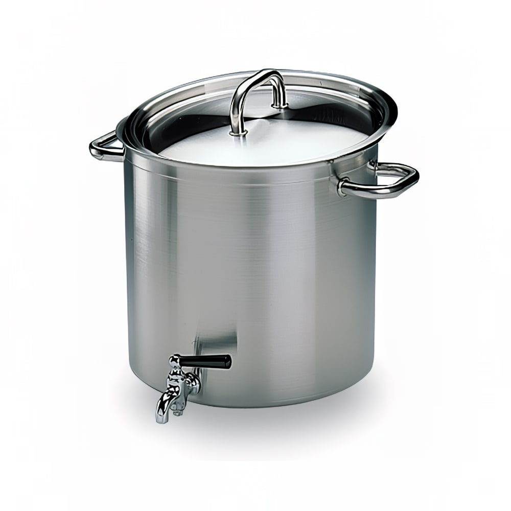 Winco SST-20 20 qt. Stainless Steel Stock Pot with Cover