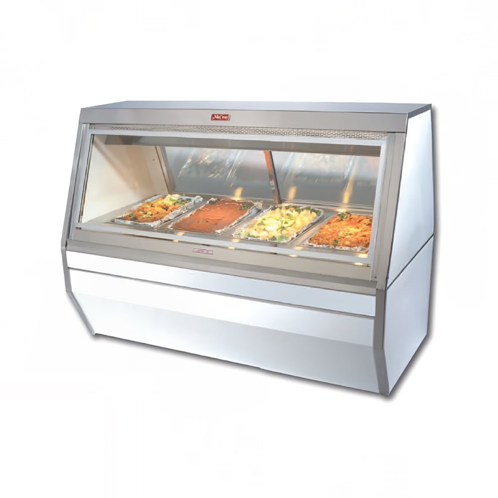 Howard McCray CHS358 95" Full Service Hot Food Display Straight Glass, 120208v/1ph, White