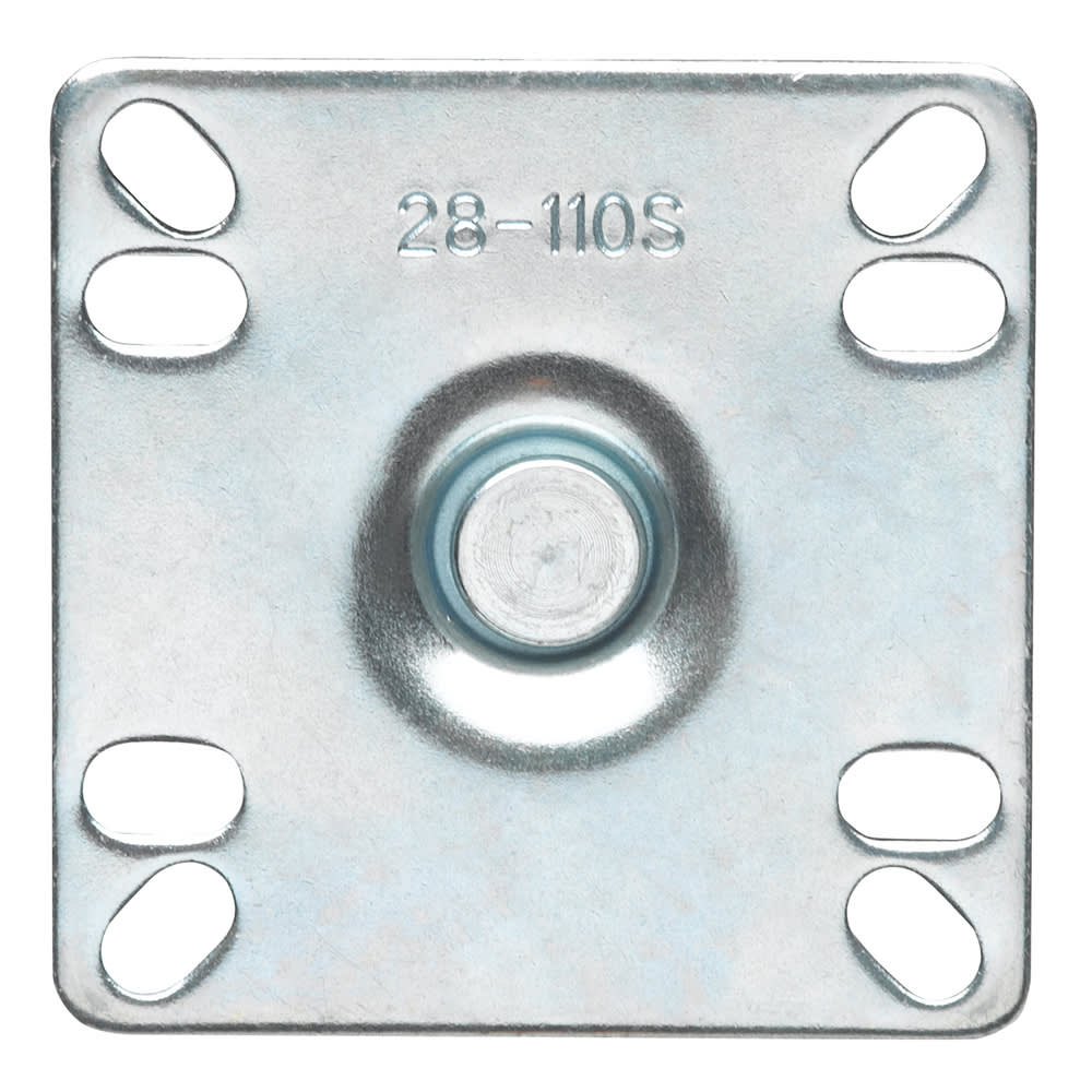 Krowne 28110S Low Profile Caster Set w/ 2" Locking Wheels, 3 1/2 x 3 1/2"