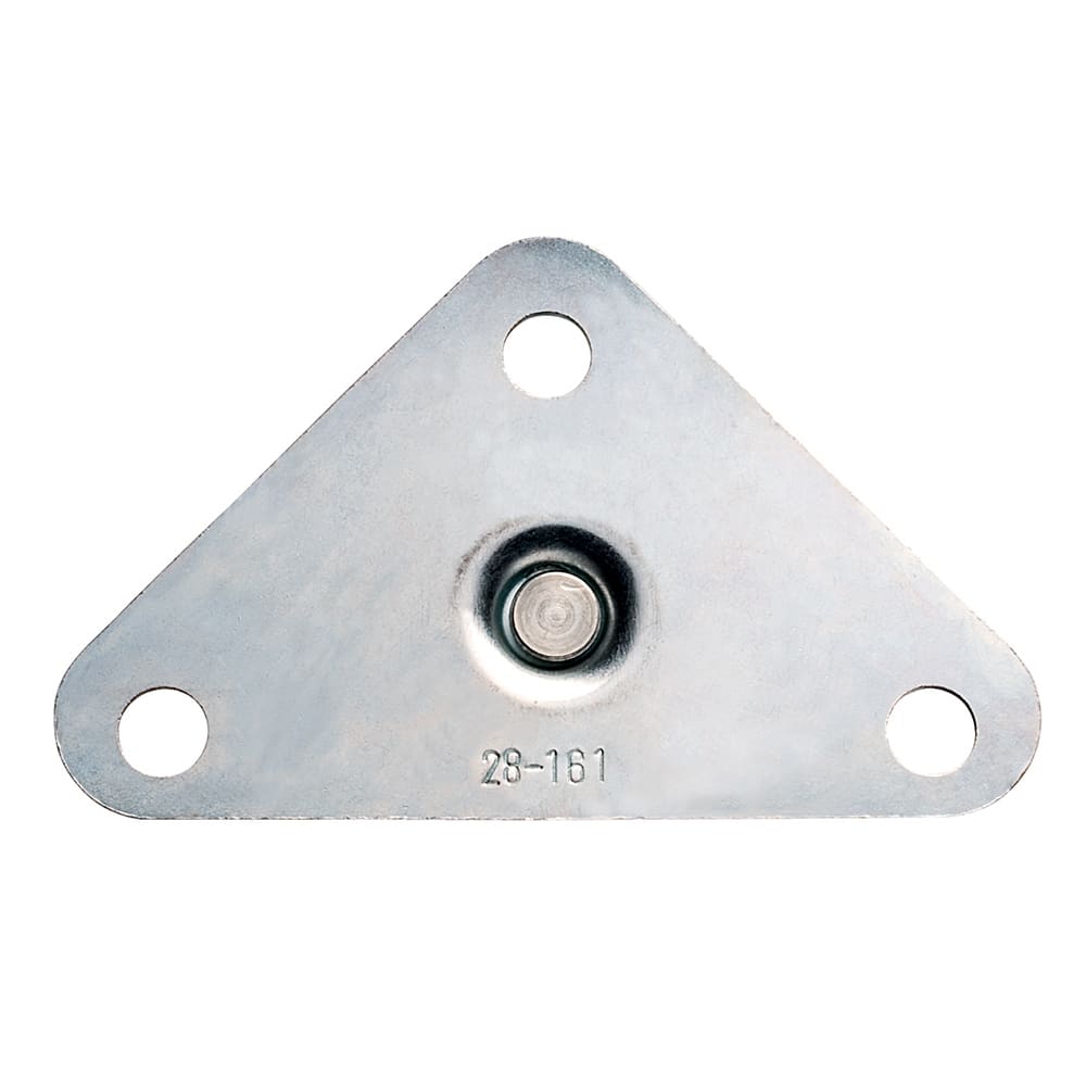 Krowne 28161S Large Universal Triangle Plate Caster Set w/ 5" Wheels