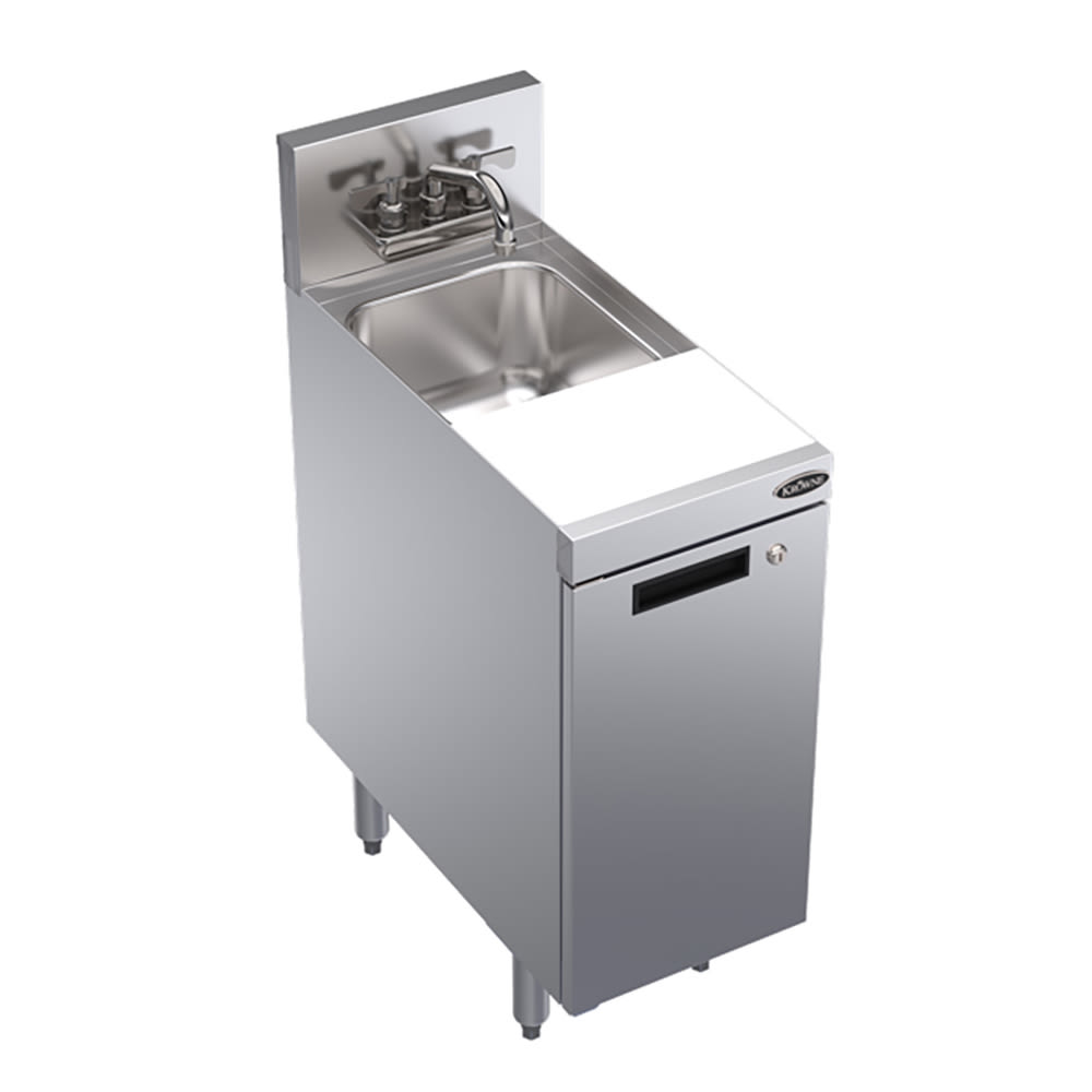 Krowne KR24MC12C Underbar Dump Sink w/ 10" x 12" x 7" Bowl