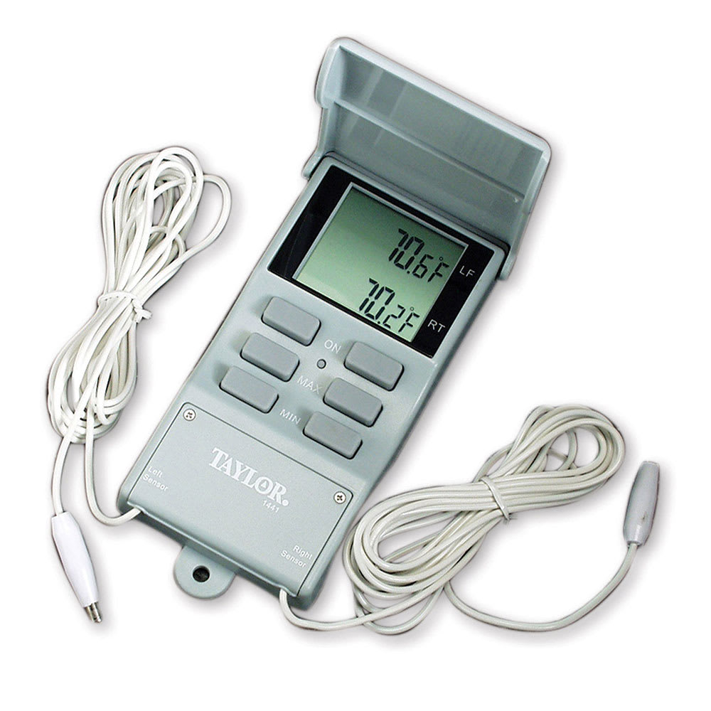 Taylor 1441e Digital Thermometer W Min Max Memory Recall To 1 F Degrees