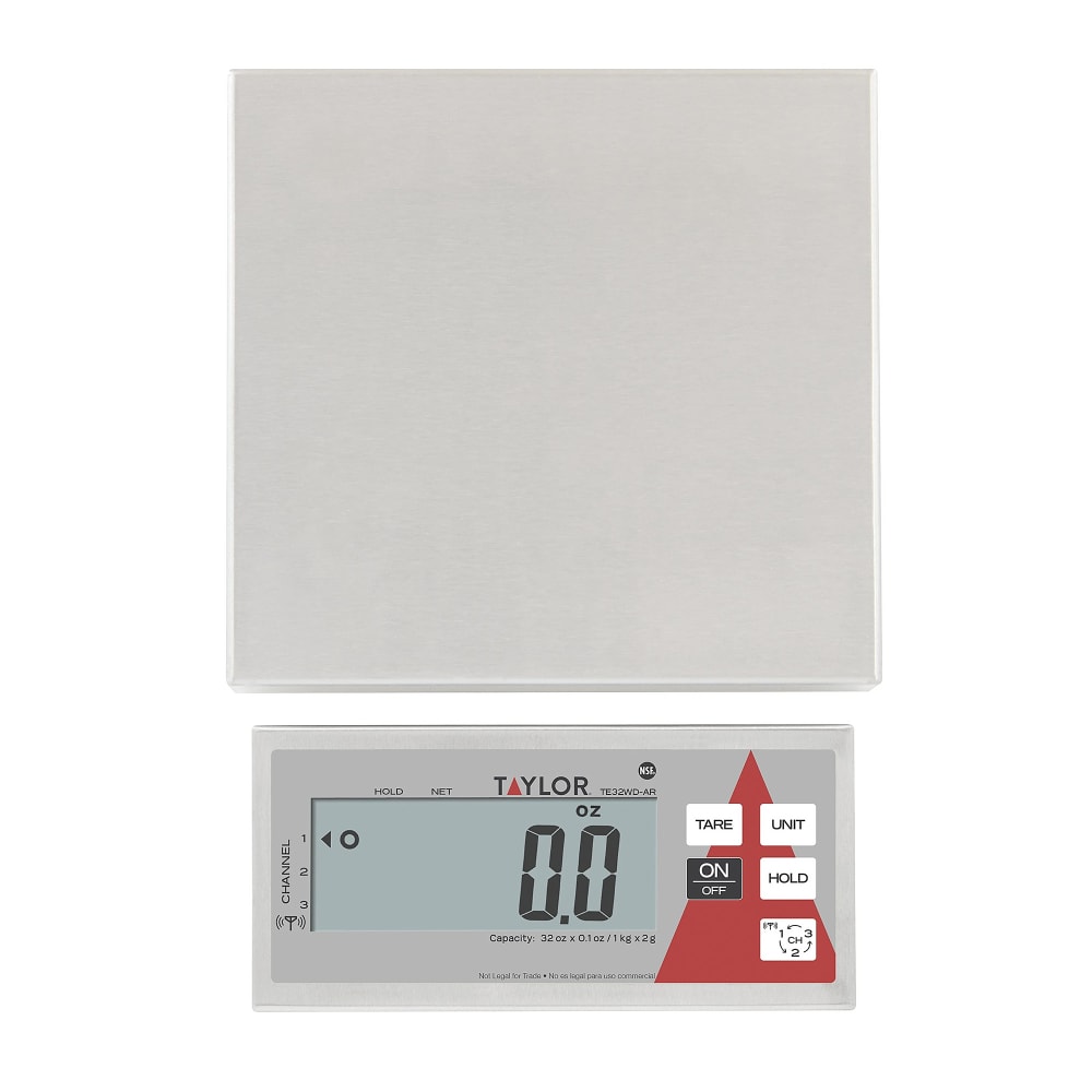 San Jamar SCDGPCM13 Escali Portion Control Digital Scale Square 13 Lb. X  0.1 Oz./6 Kg X 2 G