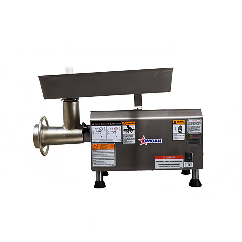 Omcan 11067 Countertop Meat Grinder w/ Extra Large Hopper, 110v