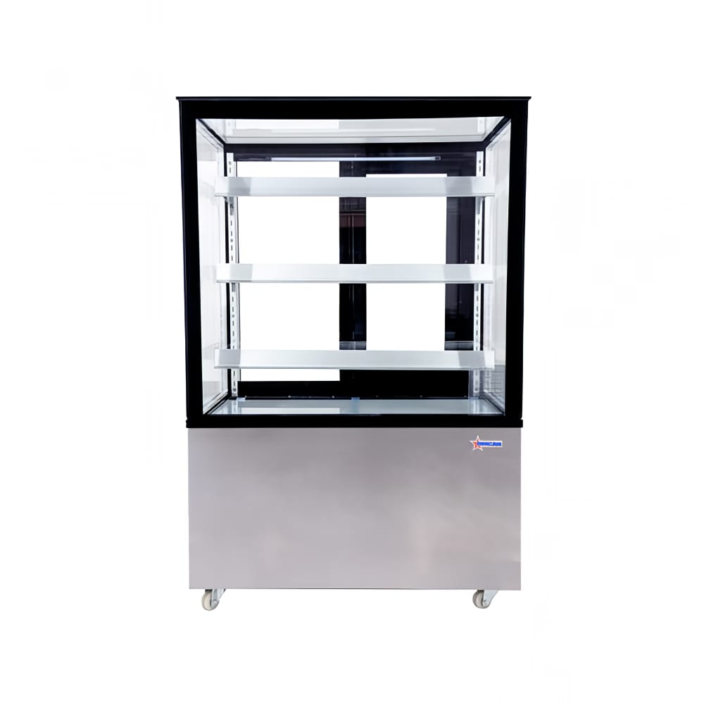Omcan 44382 36" Full Service Bakery Display Case w/ Straight Glass (4