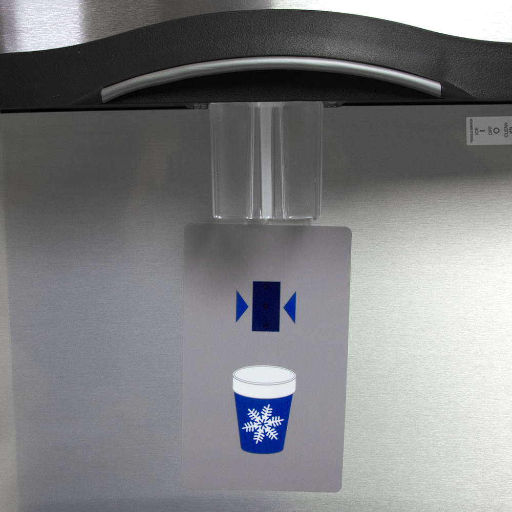 Manitowoc Ice CNF0201A 315 lb Countertop Nugget Ice & Water Dispenser 10 lb Storage, Cup Fill