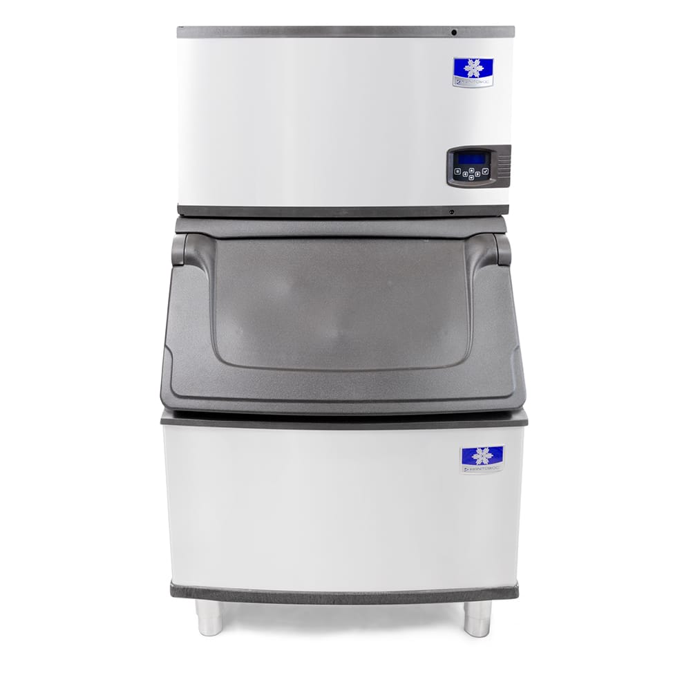 Manitowoc Ice ID0303W/D400 300 lb Full Cube Ice Maker w/ Bin 365 lb